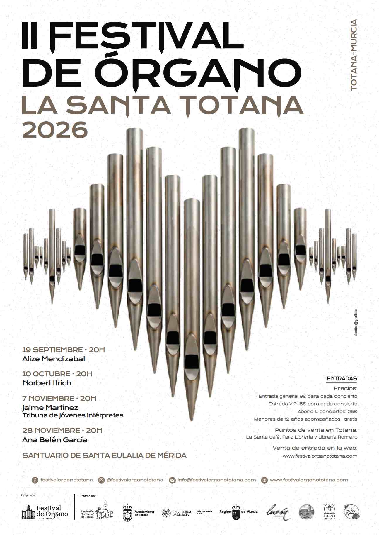 II Festival De Órgano Del Santuario De La Santa - Imagen 1